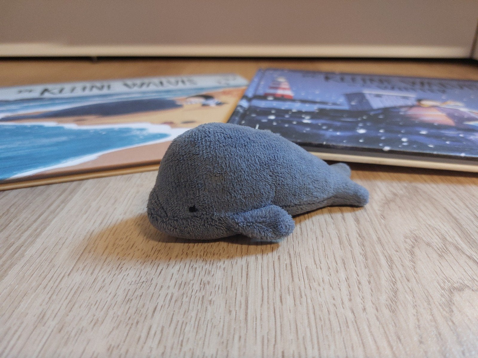 De kleine walvis vingerpopje met boeken, Ophalen of Verzenden