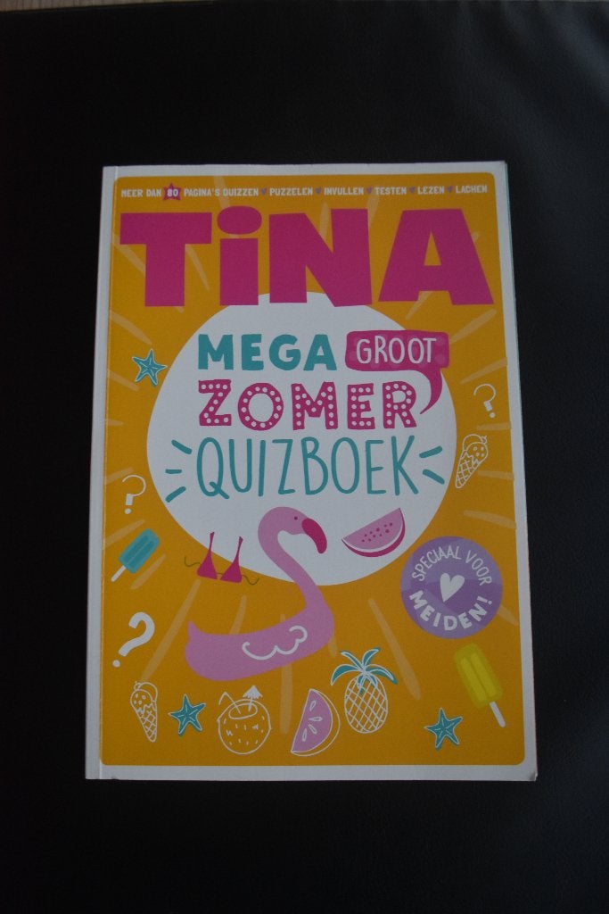 TINA MEGA GROOT ZOMER QUIZBOEK, Ophalen of Verzenden, Zo goed als nieuw, Overige onderwerpen, Geschikt voor kinderen