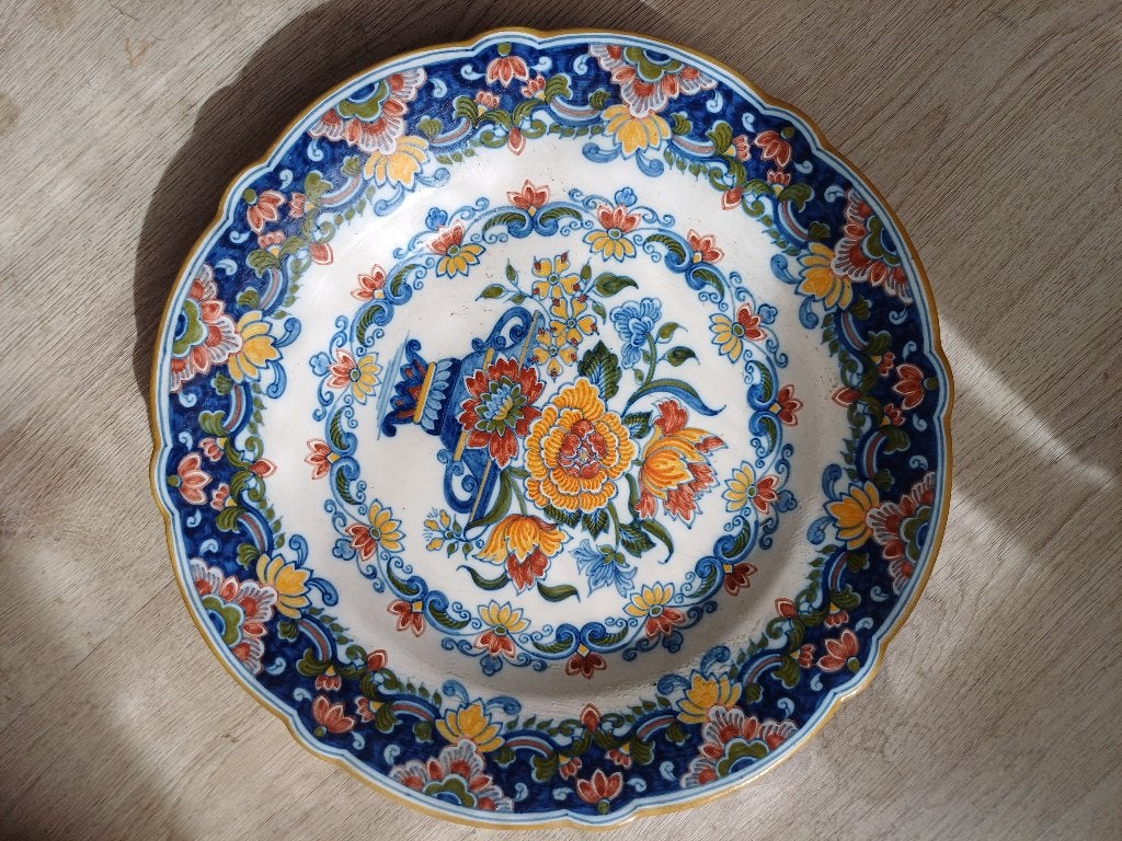 Makkumer schaal, Tichelaar, Antiek en Kunst, Antiek | Keramiek en Aardewerk, Ophalen of Verzenden