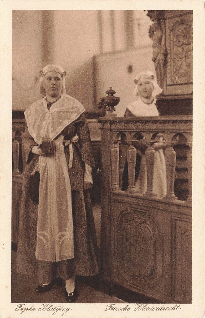 Friesche Kleederdracht, Ophalen of Verzenden, 1920 tot 1940, Ongelopen, Friesland