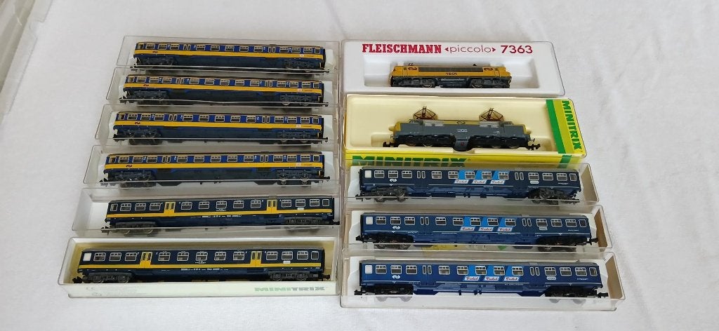 ns sets 1, Gelijkstroom, Fleischmann, Analoog, Ophalen of Verzenden