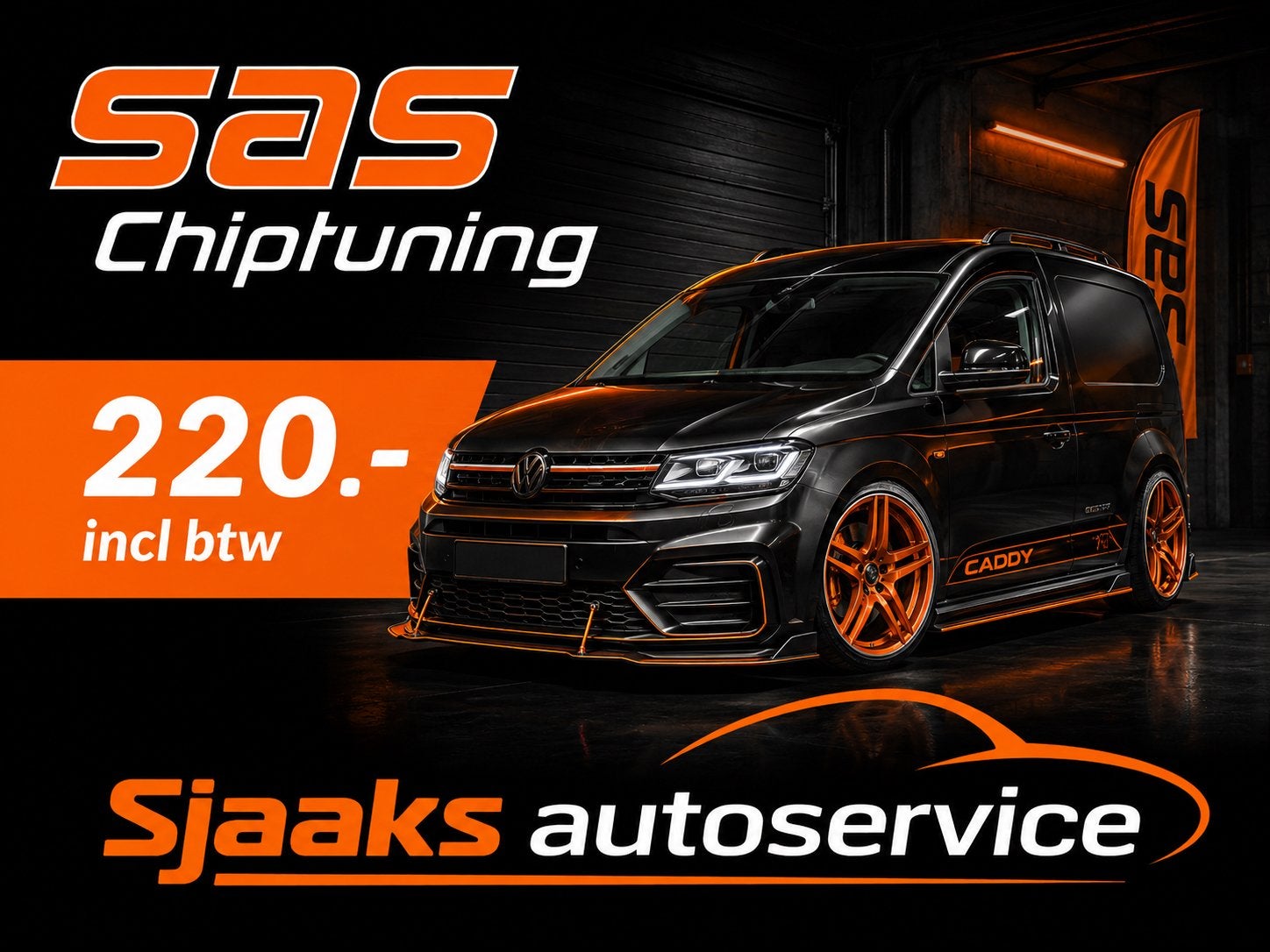 chiptuning Volkswagen vag caddy sjaaks autoservice, Ophalen