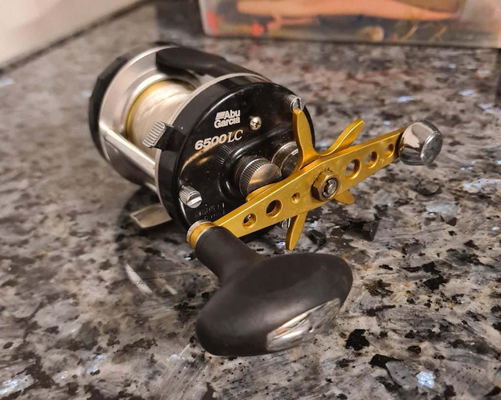 Abu Garcia reel, Watersport en Boten, Hengelsport | Roofvissen, Ophalen of Verzenden, Gebruikt, Molen
