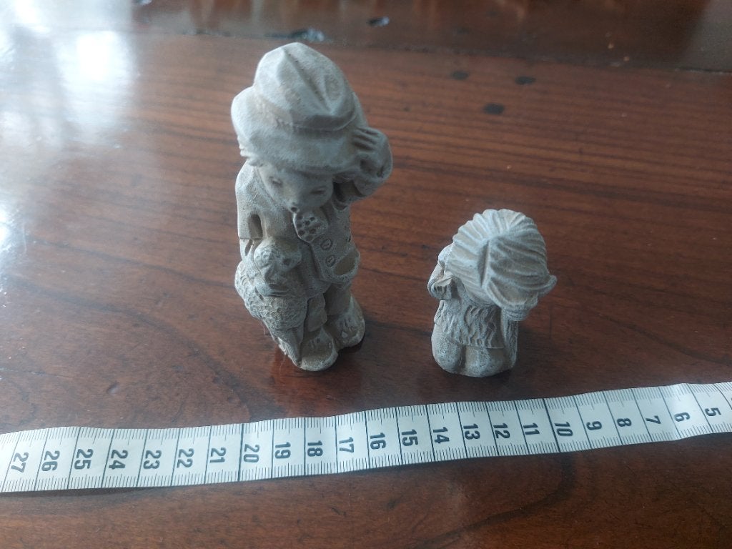 2 Herdertjes voor bij de kerststal uit kerstgroep hummel, Ophalen of Verzenden, Nieuw