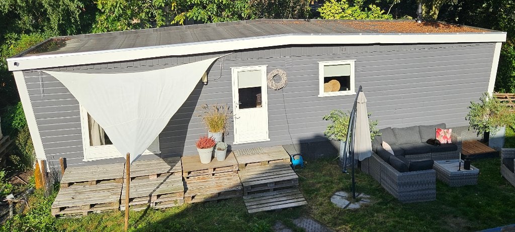 Te koop: Chalet winterhard, dubbel glas, CV ketel & 2 slk, Tot en met 4
