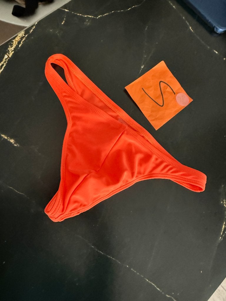 oranje zwemstring, maat S, herenstring, string, Ophalen of Verzenden, Maat 46 (S) of kleiner, Oranje, Zwemslip