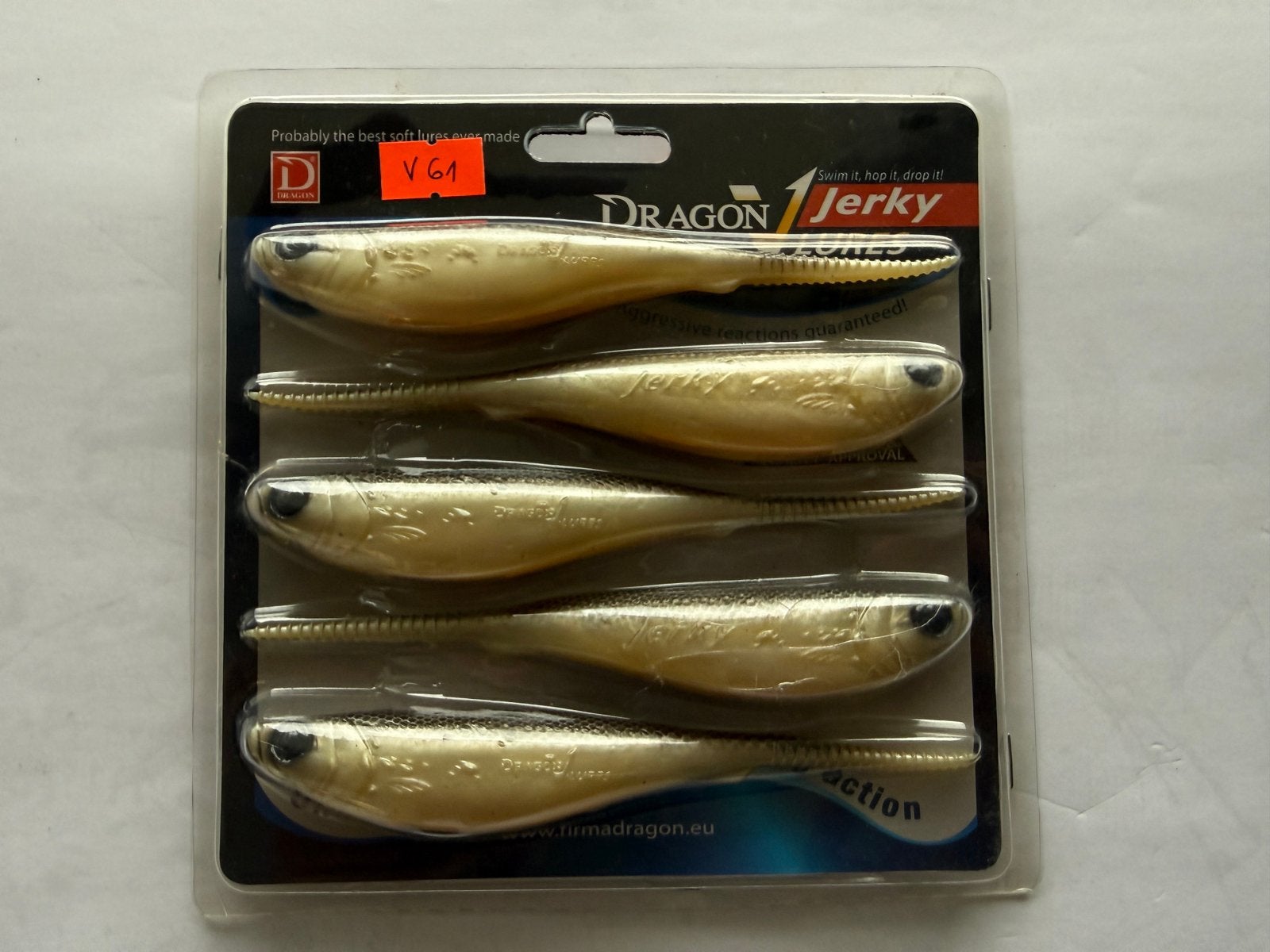 Dragon V-Lures Jerky 15cm 5 stuks V61, Watersport en Boten, Ophalen of Verzenden, Zo goed als nieuw, Overige typen