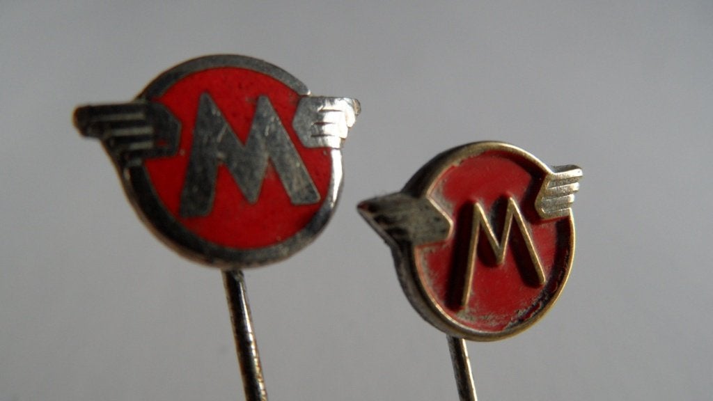 Matchless oldtimermotor spelden 2 x, Verzenden, Gebruikt, Merk, Speldje of Pin