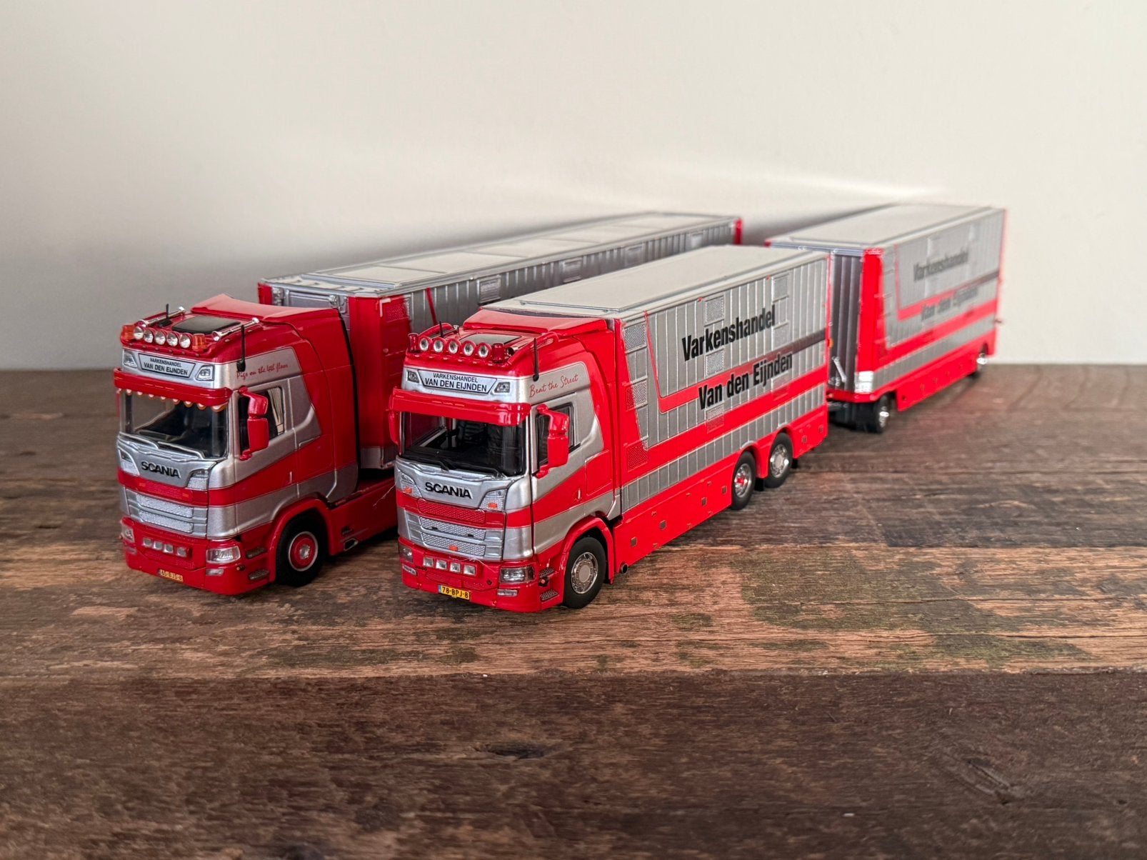 Tekno / IMC - Scania Next Gen setje Van den Eijnden, Ophalen of Verzenden, Zo goed als nieuw, Bus of Vrachtwagen, Tekno