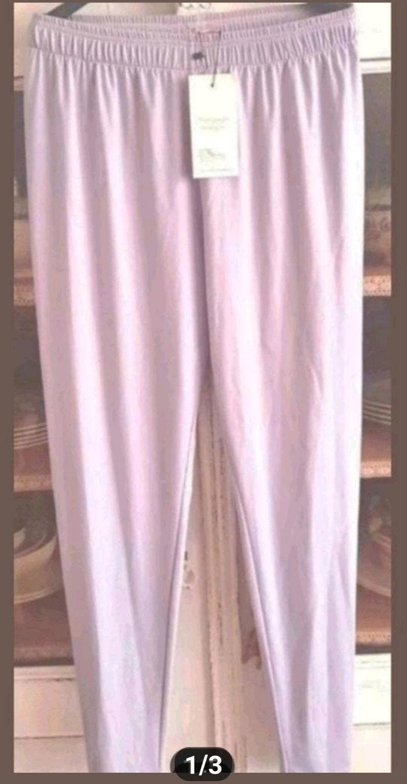 Lila JFY 🧘‍♀️ travelstof legging tregging broek M 42-46, JFY, Verzenden, Nieuw, Maat 42/44 (L)