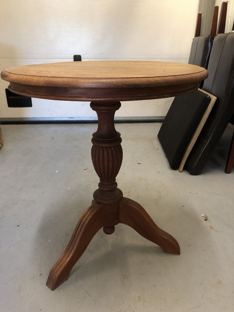 ronde teak tafel, Ophalen, 50 tot 100 cm, Nieuw, 50 tot 100 cm