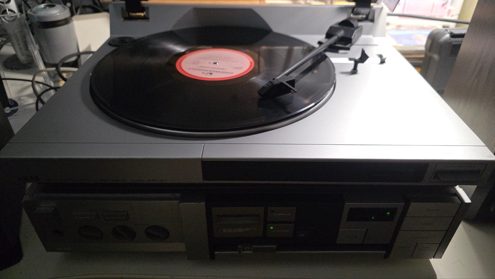 Akai AP-X1 draaitafel, AM-U5 versterker + 2 B&W 200 boxen, Ophalen, Gebruikt, Akai