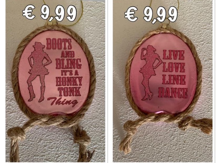 Line dance kersthangers, Ophalen of Verzenden, Nieuw