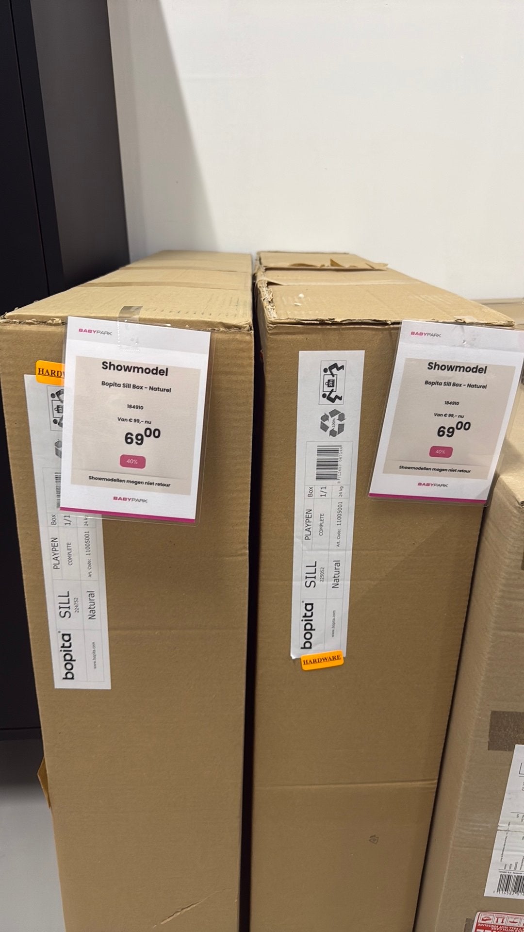 Bopita Sill Box Naturel, Kinderen en Baby's, Boxen, Ophalen, Zo goed als nieuw