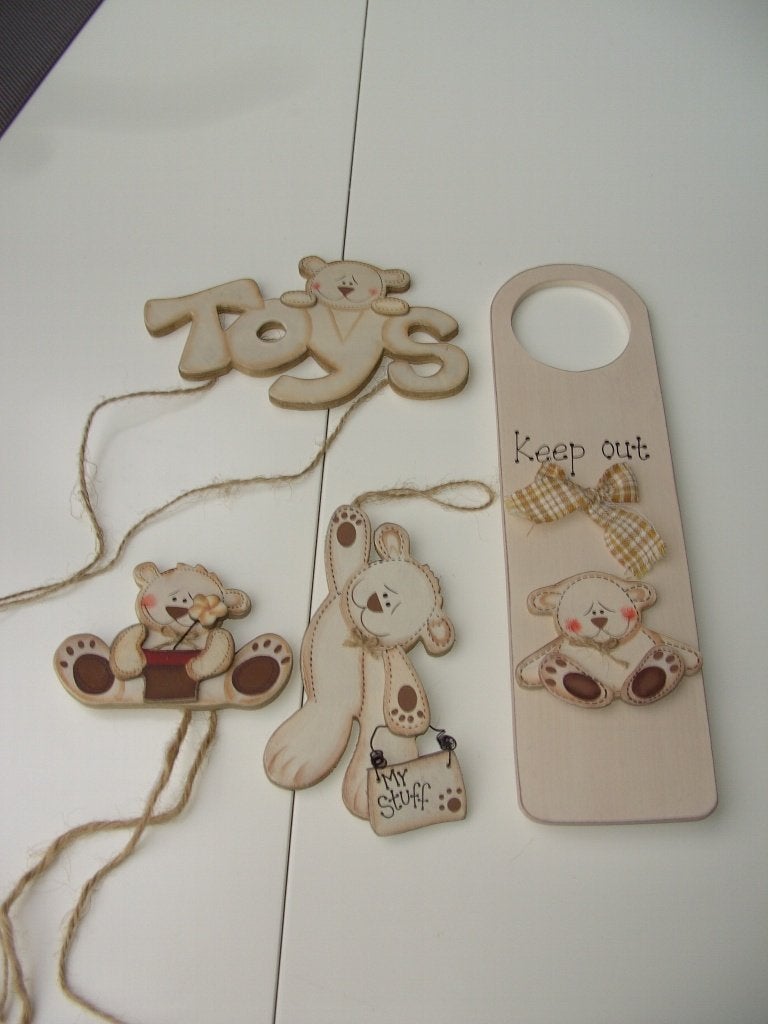 KINDERKAMER 4 DLG SET, DEURHANGER TOYS MY STUFF, HANG NR- 8, Kraamcadeau, -, -, Nieuw