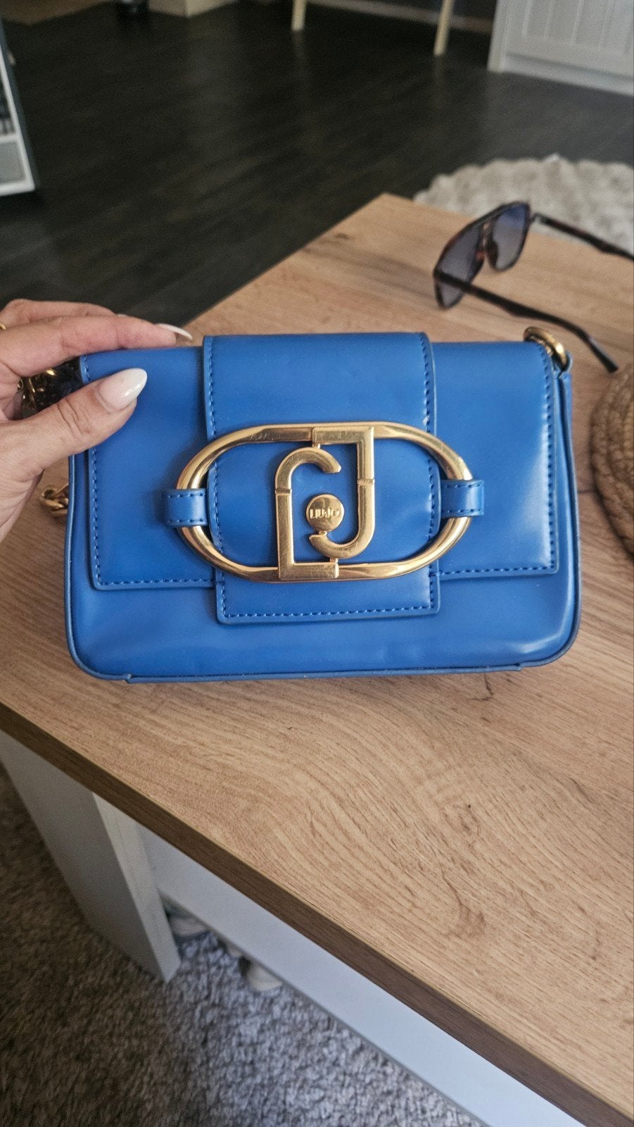 liu jo tas kobalt blauw, Ophalen, Zo goed als nieuw, Blauw, Schoudertasje