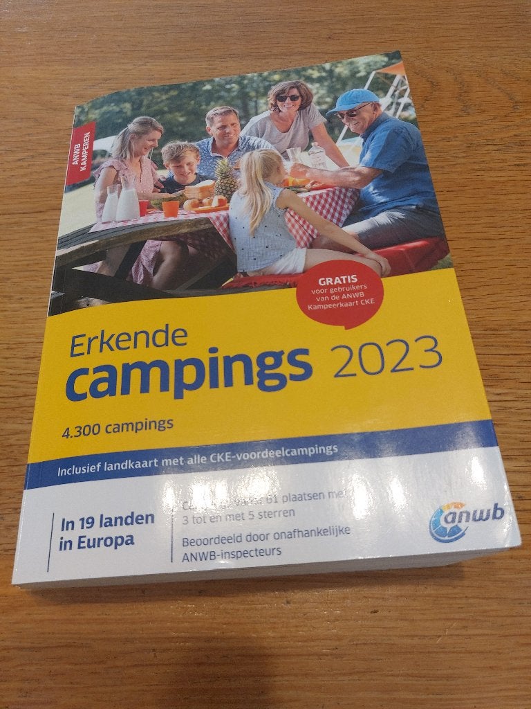 Erkende campings 2023, Ophalen of Verzenden, Europa, Reisgids of -boek, Overige merken