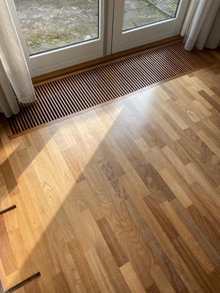 Houten rooster voor convectorput (218x53 cm) - DIY project, Doe-het-zelf en Verbouw, Hout en Planken, Gebruikt, Overige typen