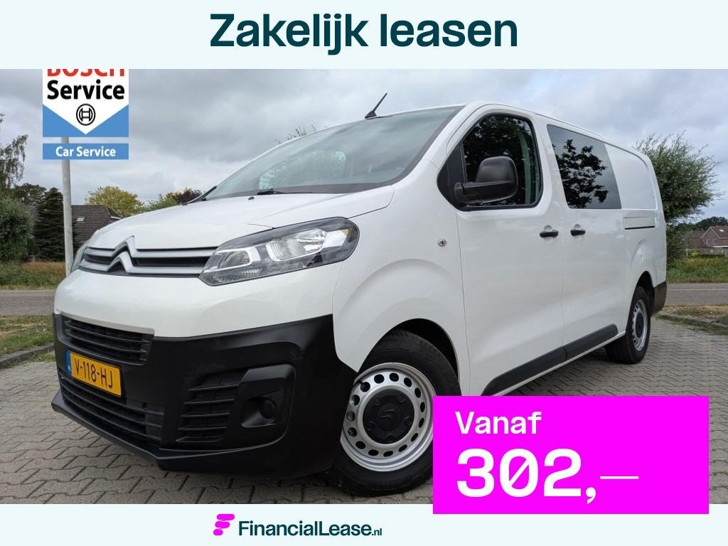 Citroën Jumpy 2.0 BlueHDI 120 Club XL DC Dubbel Cabine I Ma, 4 cilinders, 2500 kg, Origineel Nederlands, Bedrijf