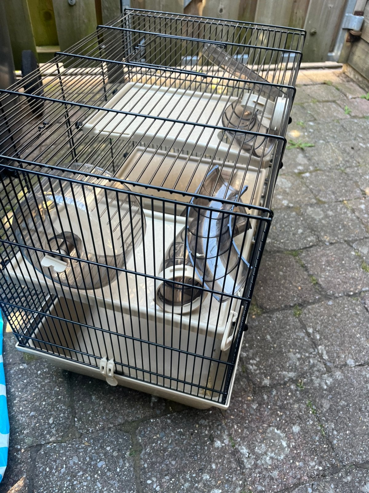 Hamsterkooi., Dieren en Toebehoren, Knaagdieren en Konijnen | Hokken en Kooien, Kooi, Minder dan 75 cm, Zo goed als nieuw, Ophalen