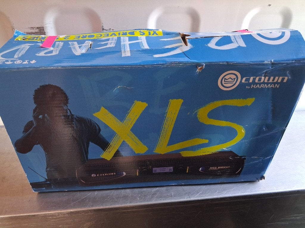 Crown XLS 2502 Versterker - Zo goed als nieuw, Overige systemen, Zo goed als nieuw, 120 watt of meer, Ophalen