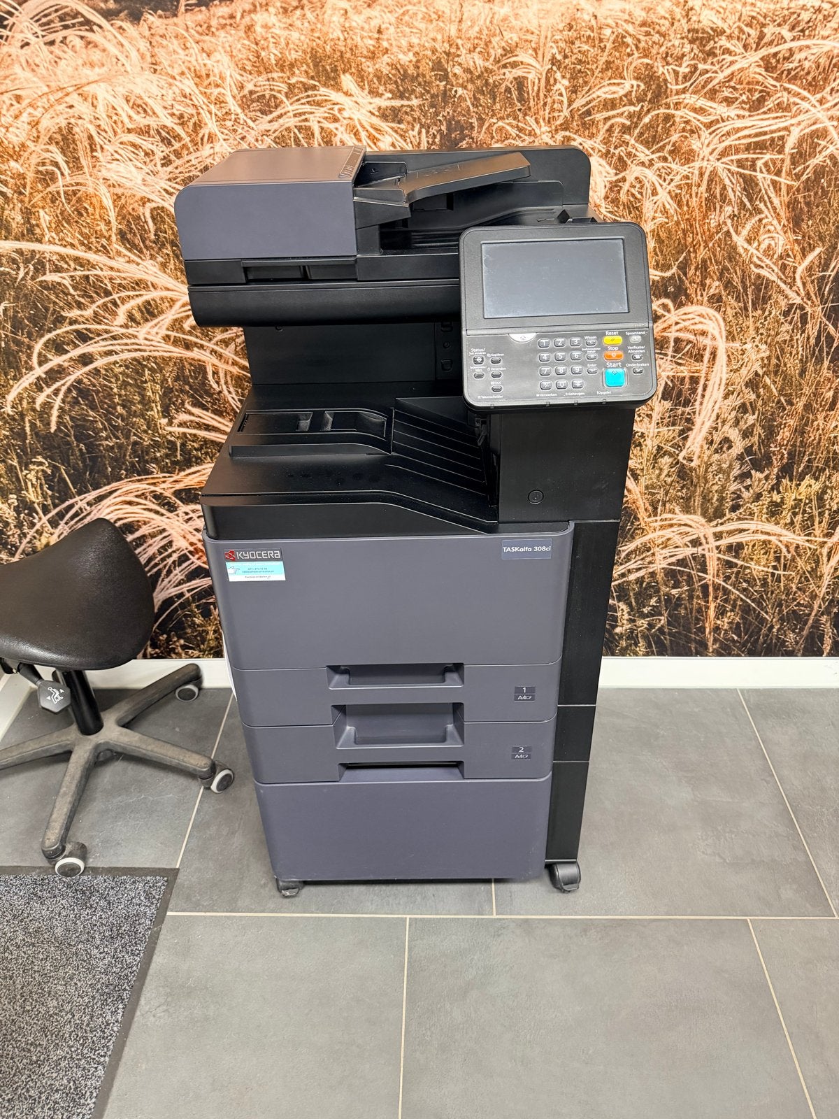 Kyocera TASKalfa 308ci MFP All-in-one printer met nieuwe car, Computers en Software, Ophalen, Gebruikt, All-in-one, Kleur printen