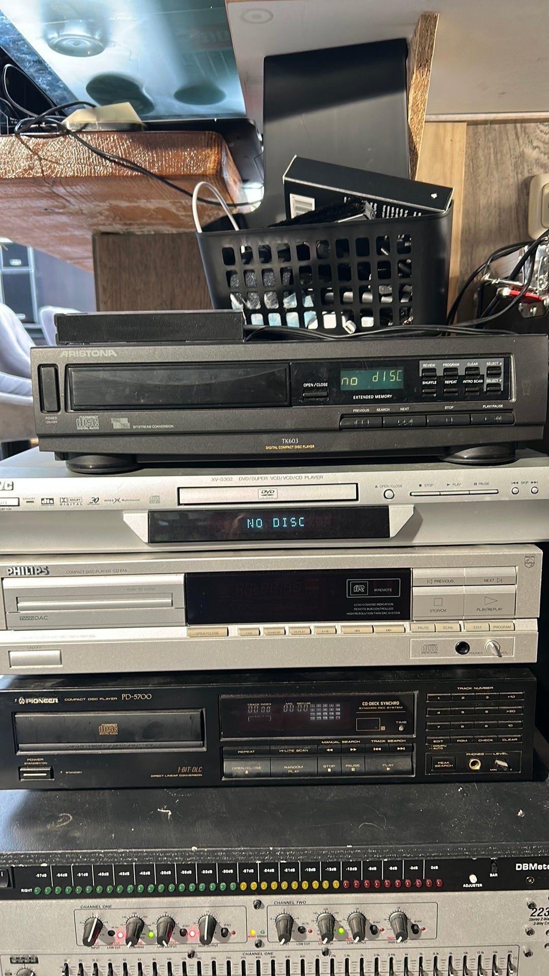 CD spelers pioneer PD 5700 Aristona TK603 jvc /philips CD614, Ophalen of Verzenden, JVC