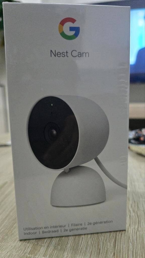 Google Nest Cam (2e generatie) - Nieuw in doos, Audio, Tv en Foto, Videobewaking, Nieuw, Binnencamera, Ophalen of Verzenden