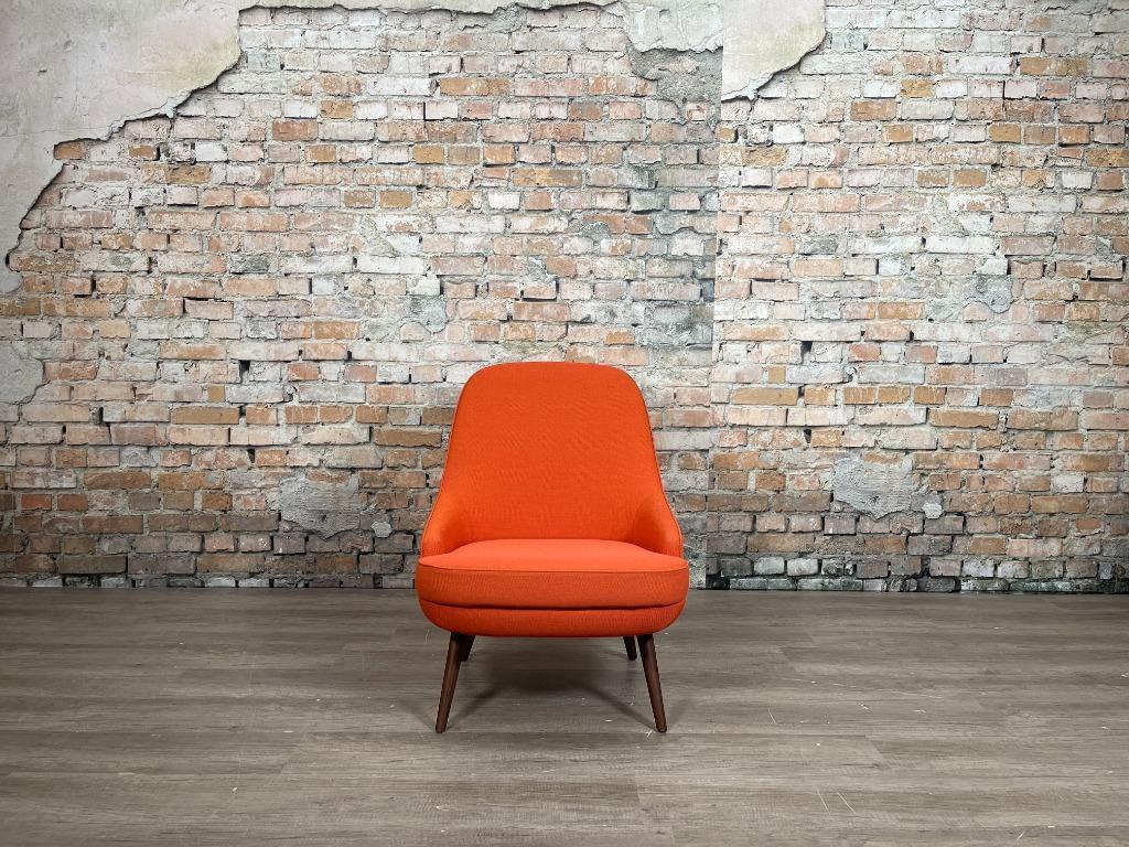 Walter Knoll 375 oranje bij TheReSales, Minder dan 75 cm, Ophalen of Verzenden, Zo goed als nieuw, Stof