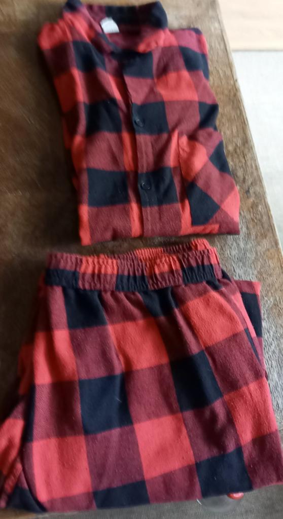 2 Hema pyjama's, flanel, xl en xxl, Kleding | Heren, Verzenden, Maat 56/58 (XL)