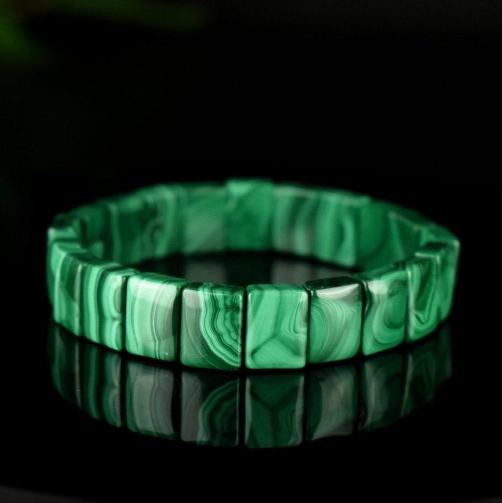 Armband (Malachiet), Ophalen of Verzenden, Nieuw, Groen, Overige materialen
