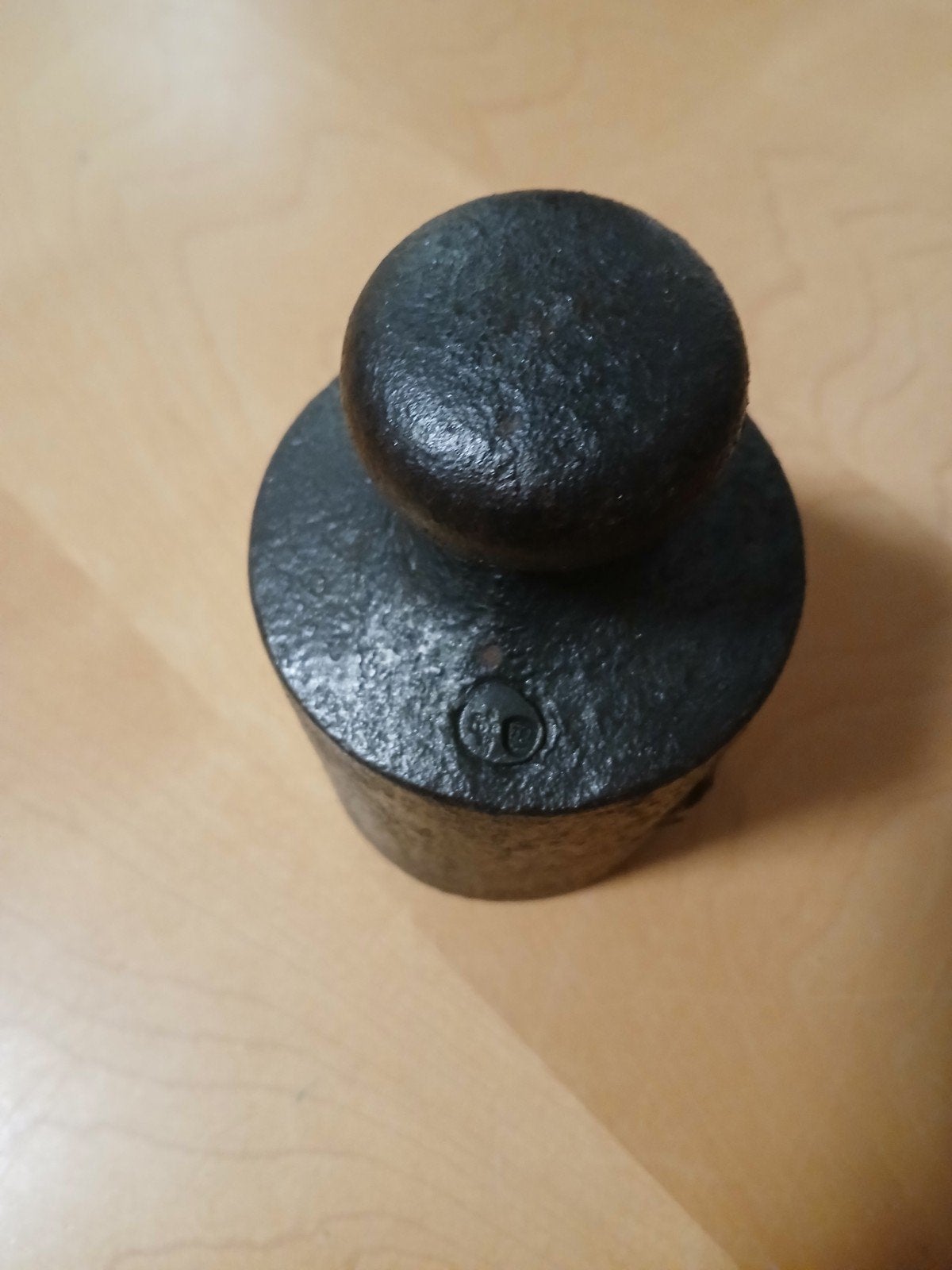 Oud gietijzeren gewicht 5 kg, Ophalen of Verzenden