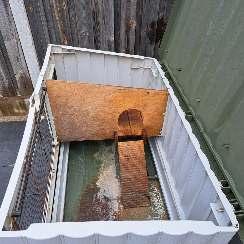 konijnenhok van kunststof, Dieren en Toebehoren, Ophalen, 110 cm of meer, Hok, 90 cm of meer