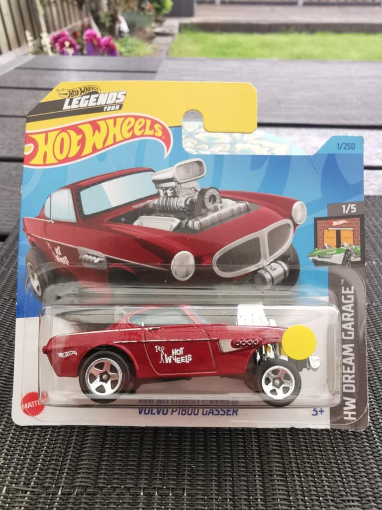 HotWheels Volvo P1800 Gasser rood, Ophalen of Verzenden, Nieuw, Auto