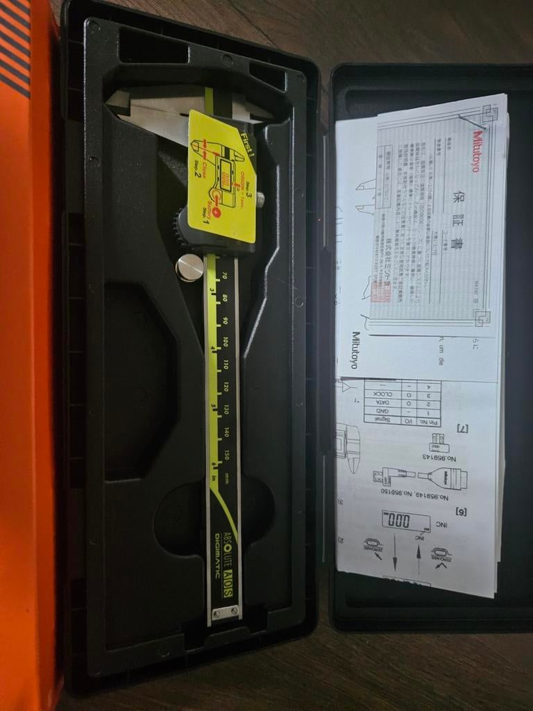 Nieuwe Mitutoyo Digimatic Schuifmaat - Precisie Meting, Ophalen of Verzenden, Nieuw, Afstand