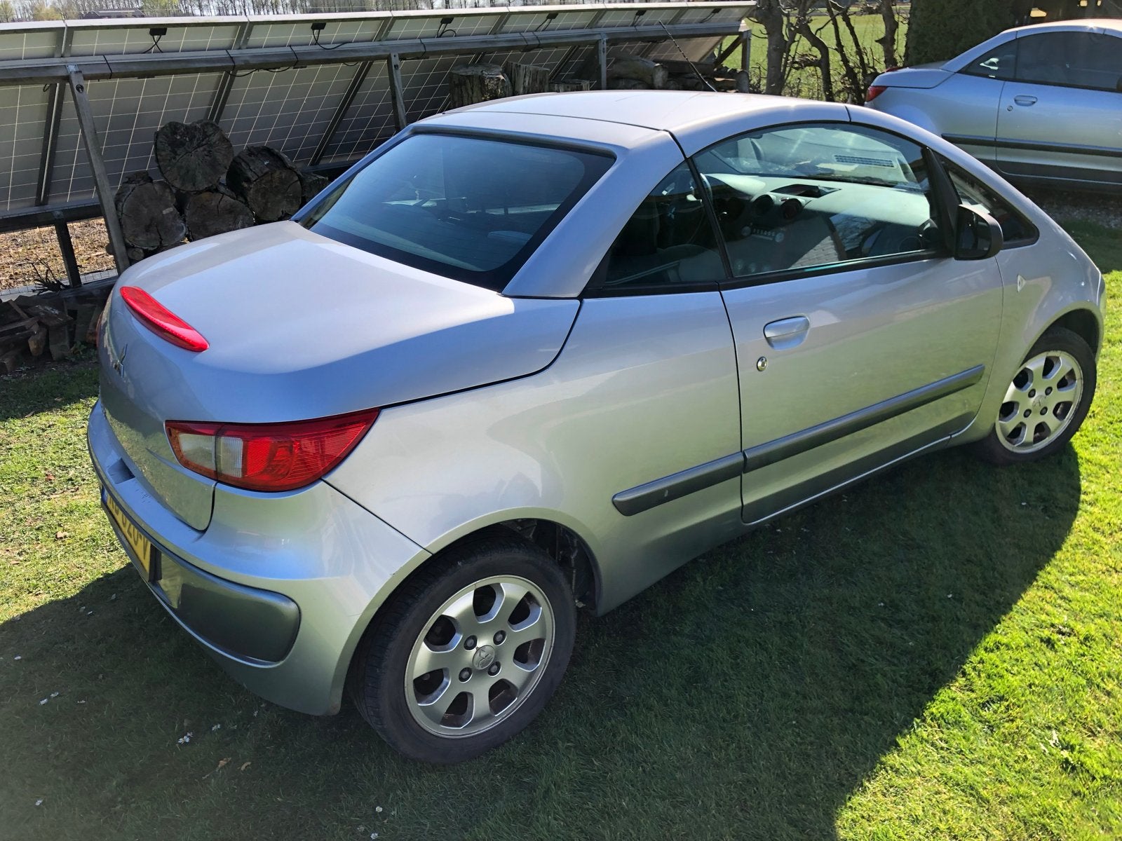 Mitsubishi Colt 1.5 CZC 2008 Grijs met nieuwe APK., Auto's, Voorwielaandrijving, 4 cilinders, Cabriolet, 4 stoelen