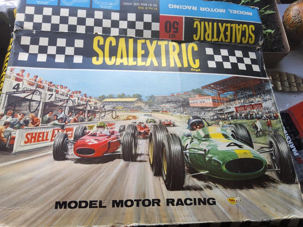 Vintage Scalextric Model Motor Racing Set 50, Elektrisch, Ophalen, Overige merken, Racebaan