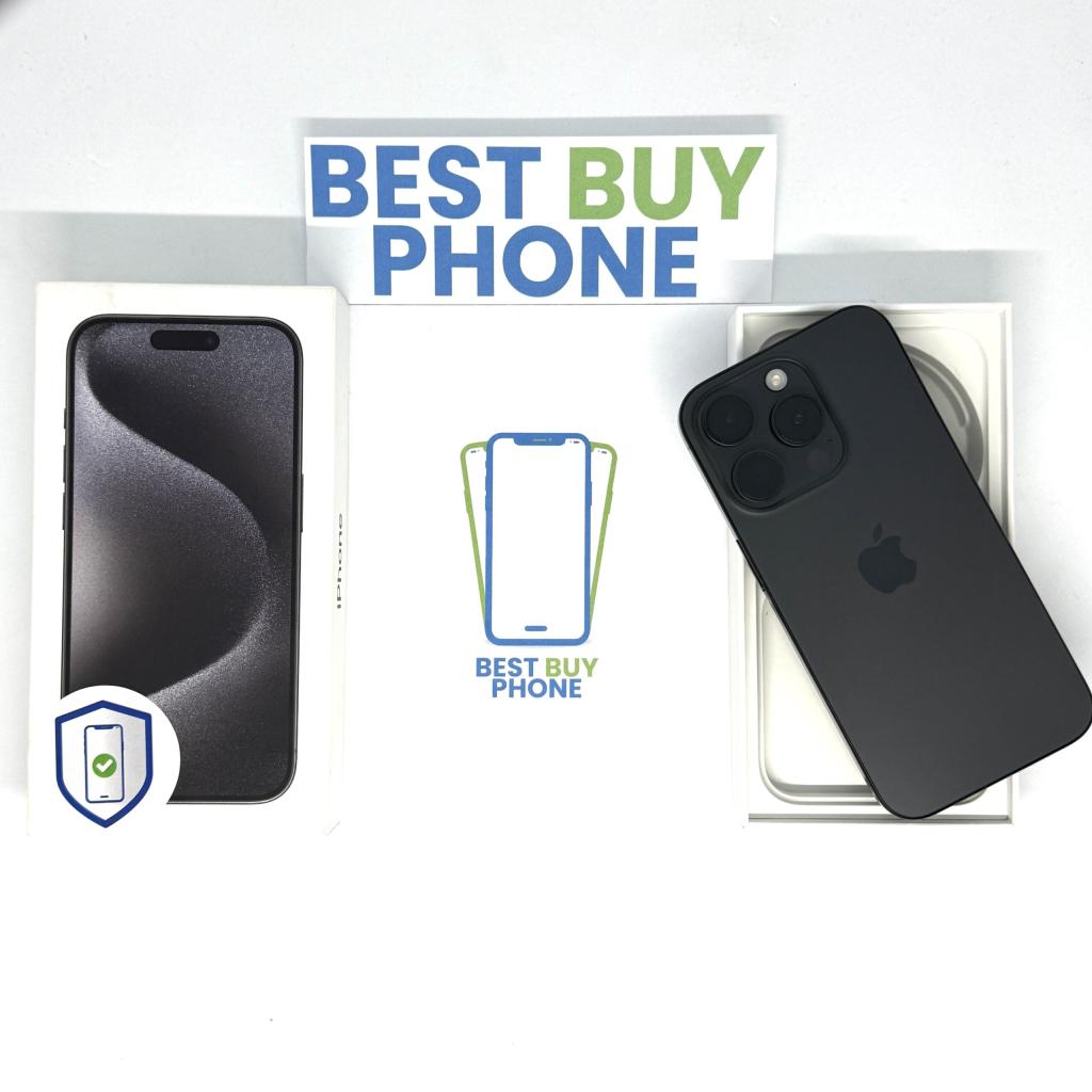 iPhone 15 Pro 128GB zwart /ongebruikt + 12 maanden garantie, Telecommunicatie, Mobiele telefoons | Apple iPhone, Zo goed als nieuw