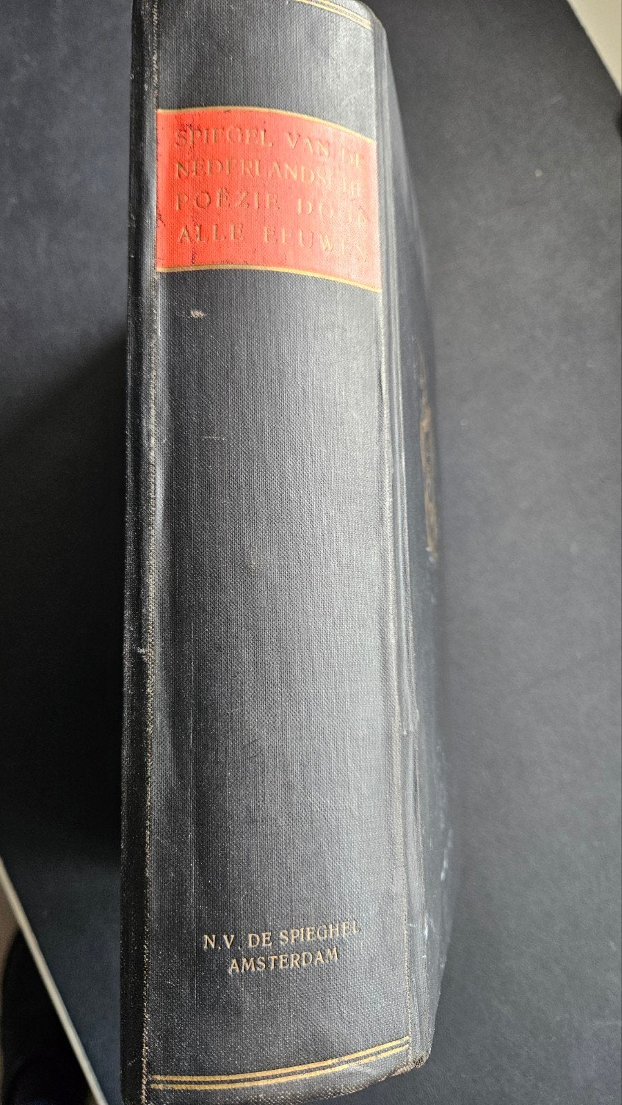 Spiegel van de Nederlandse Poëzie door alle eeuwen (1940), Victor E. van Vriesland, Ophalen of Verzenden, Meerdere auteurs, Gelezen