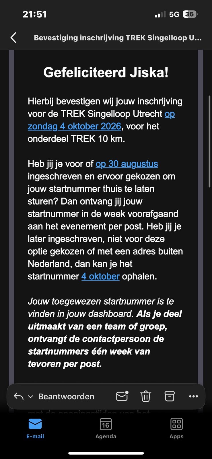 10 KM Singelloop Utrecht, Tickets en Kaartjes, Eén persoon