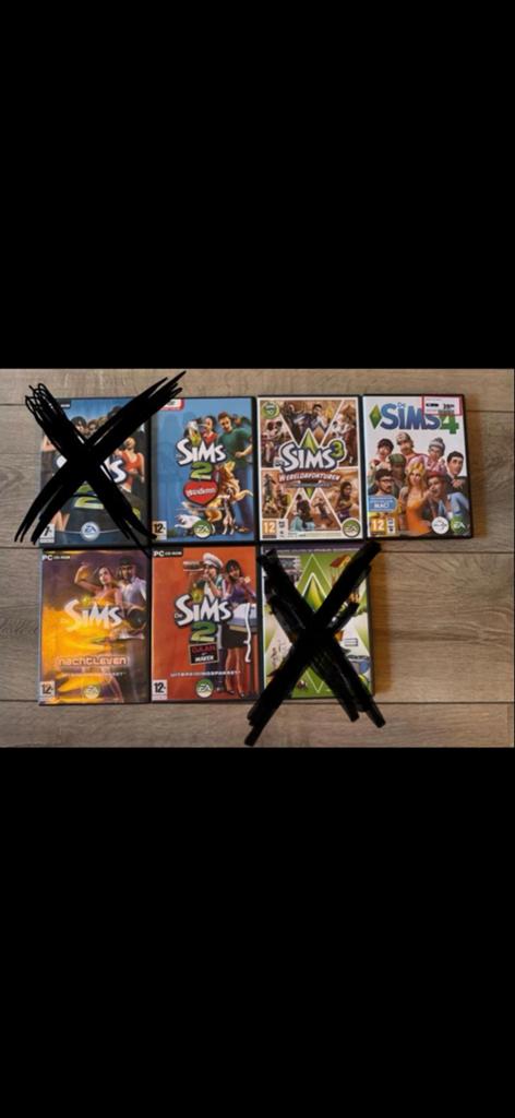 De Sims PC Games: Sims 2, Sims 3, Sims 4 en uitbreidingen, Spelcomputers en Games, Gebruikt, 1 speler, Ophalen of Verzenden, Vanaf 12 jaar
