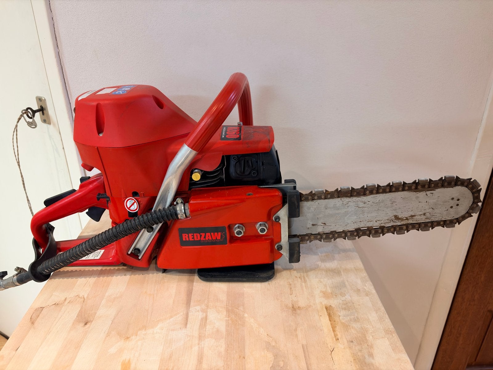 Redzaw RZ60 Diamantzaag - Krachtige Kettingzaag, Ophalen, Gebruikt, Kettingzaag, 30 tot 70 mm
