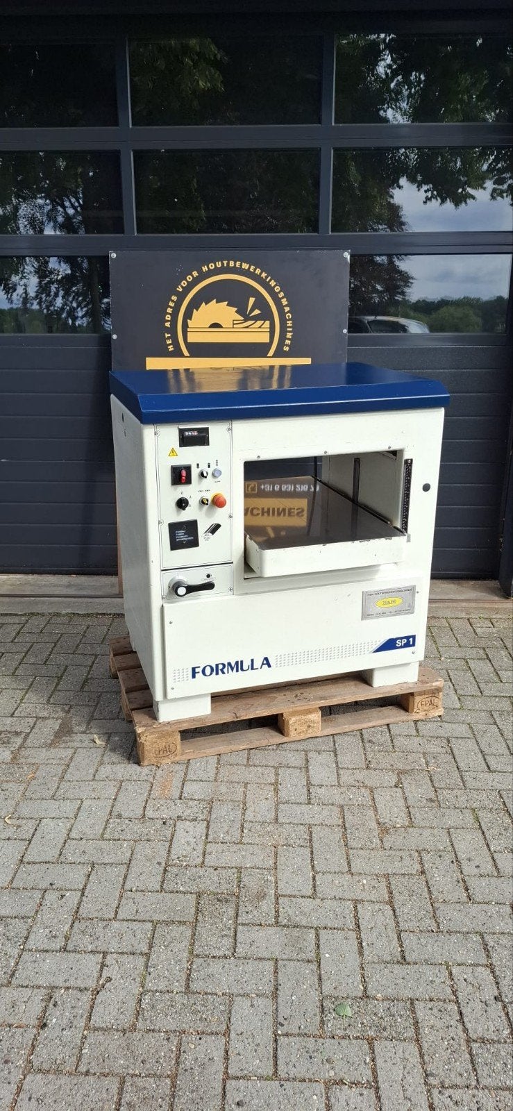 Scm technomax vandiktebank 510mm 4 messen CE geremd noodstop, Ophalen of Verzenden