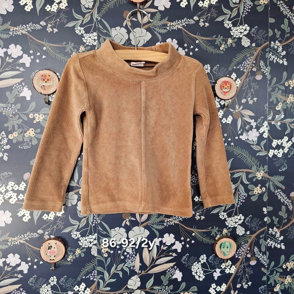 Hema Velours Trui - Maat 86/92 (2 jaar), Kinderen en Baby's, Kinderkleding | Maat 92, Meisje, Trui of Vest, Ophalen of Verzenden