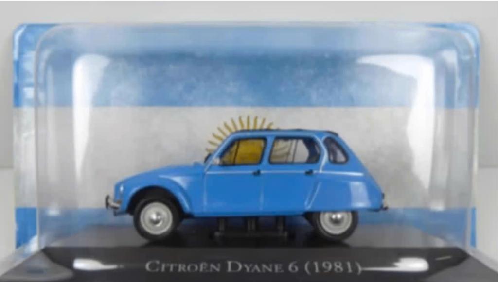 Citroen Dyane 6 '81 schaal 1/43 serie Autos Argentinos # 142, Verzenden, Nieuw, Auto, Overige merken