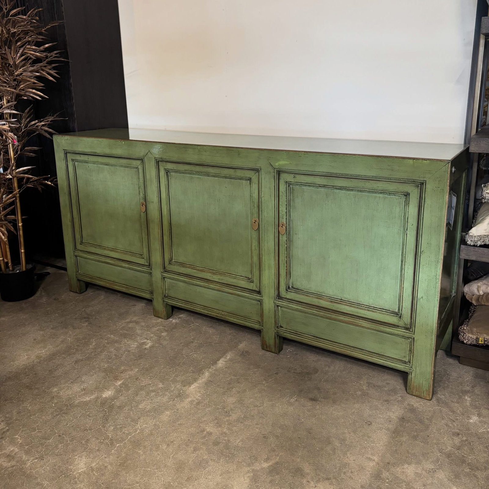 Dressoir 190cm kleur groen van Lifestylefurn, Ophalen, 150 tot 200 cm, Onbekend, Nieuw