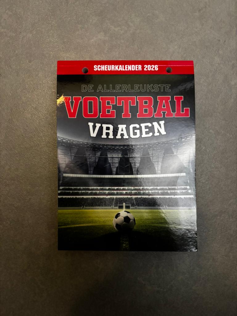 Voetbal scheurkalender, Diversen, Kalenders, Ophalen of Verzenden, Dagkalender, Zo goed als nieuw