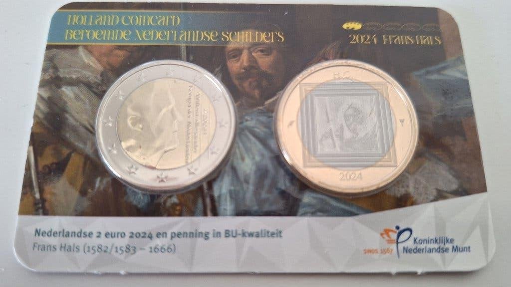 Coincard HCF 2024 - Frans Hals - BU, Verzenden, Overige landen, 2 euro, Setje