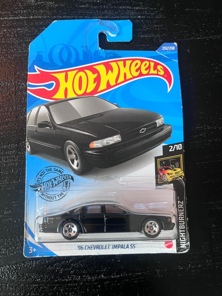 Hotwheels ‘96 Chevrolet Impala SS, Ophalen of Verzenden, Zo goed als nieuw, Auto