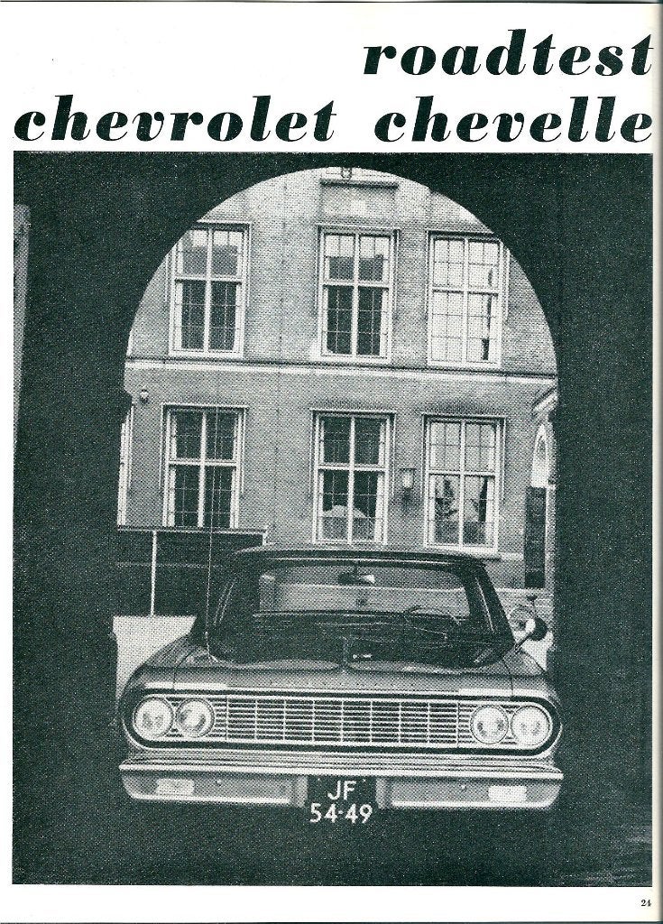 Autovisie test Chevrolet Chevelle 1964, Ophalen of Verzenden, Gelezen, Chevrolet